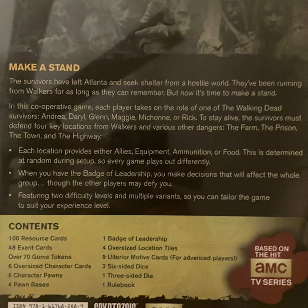 AMC The Walking Dead Board Game - New Still in the original Wrapper - Picture 4 of 11